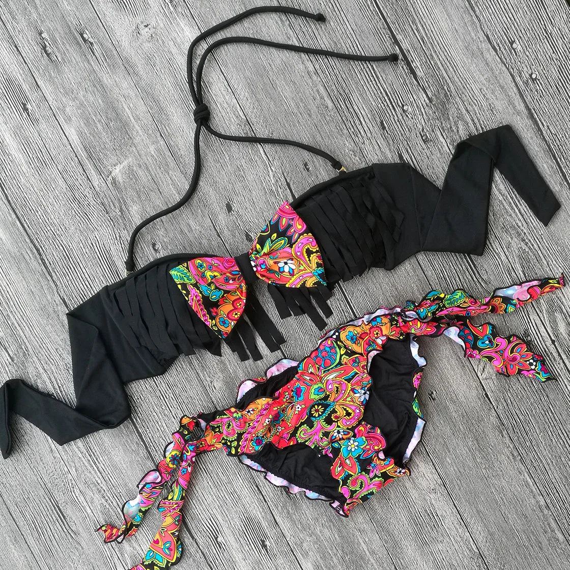 Tribal Low Rise Bikini