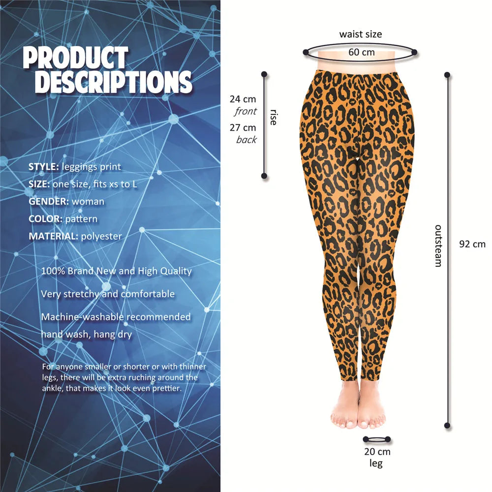 Sexy Leopard Yoga Pants S-3XL