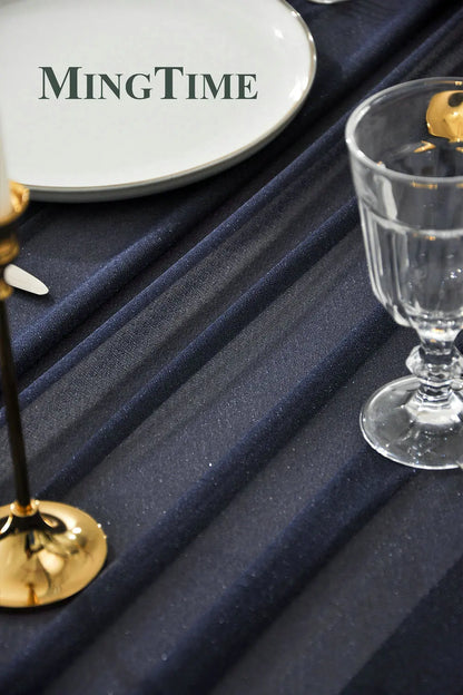 Sheer Chiffon Luxury Table Runner