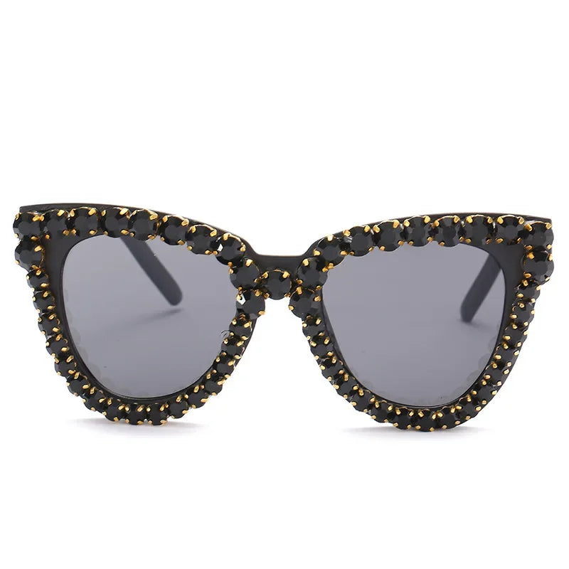 Vintage Cat Eye Diamond Sunglasses LUXLIFE BRANDS