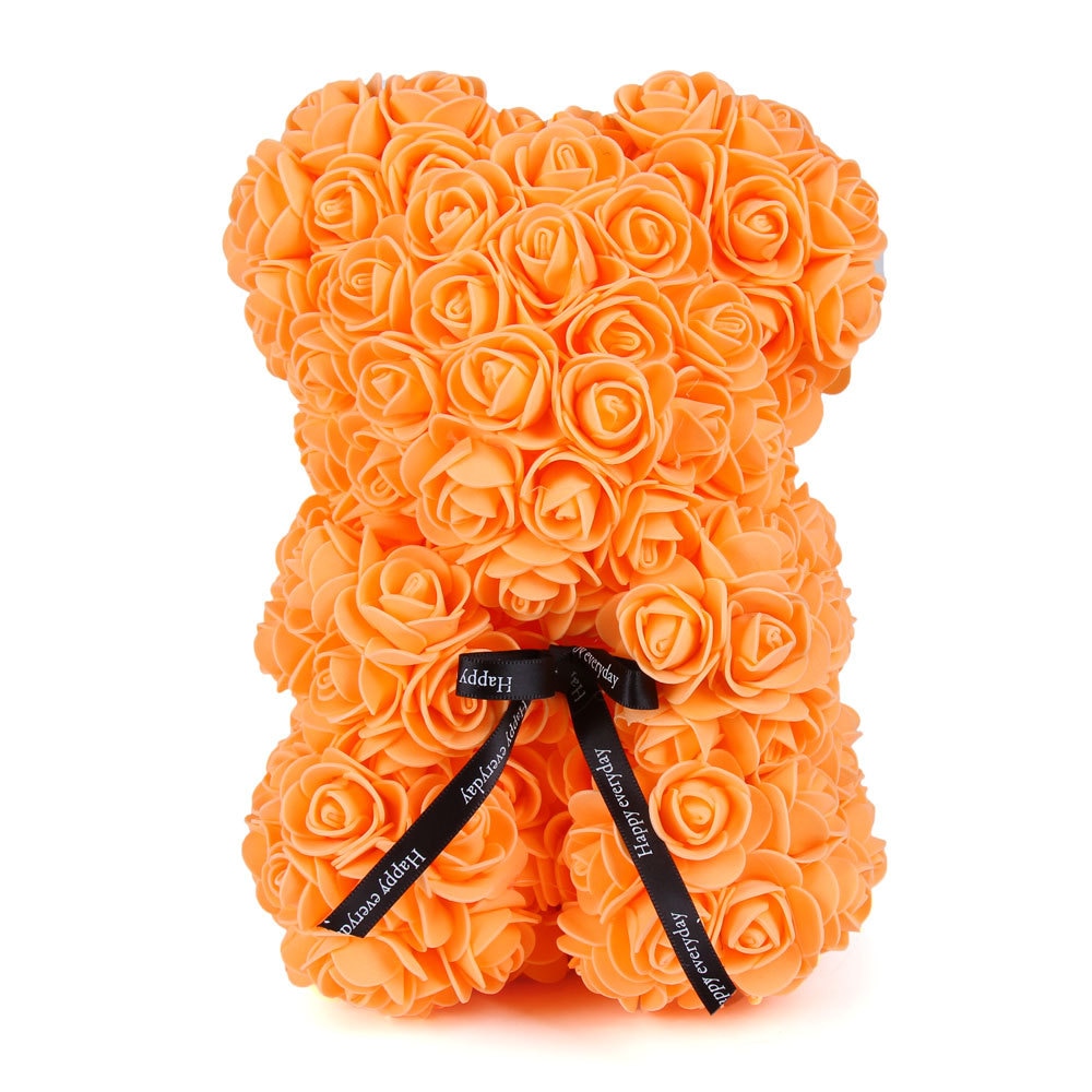 Valentines Day Gift Teddy Bear From Flowers