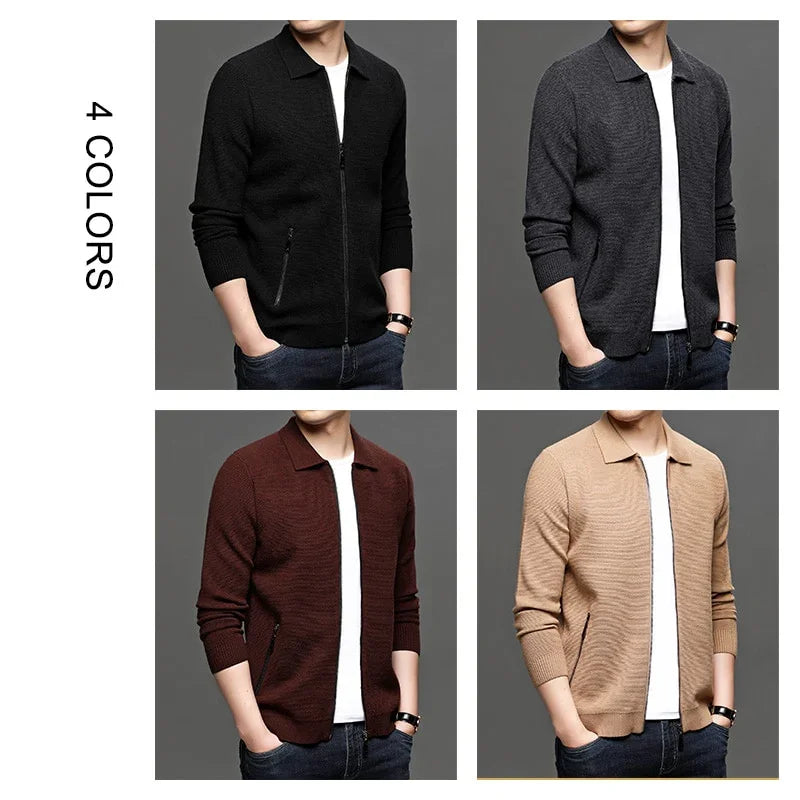COODRONY Brand Cardigan Men Fashion Streetwear Sweater Coat Men Autumn Winter New Arrival Thick Warm Wool Cardigans Pocket C1197 LUXLIFE BRANDS