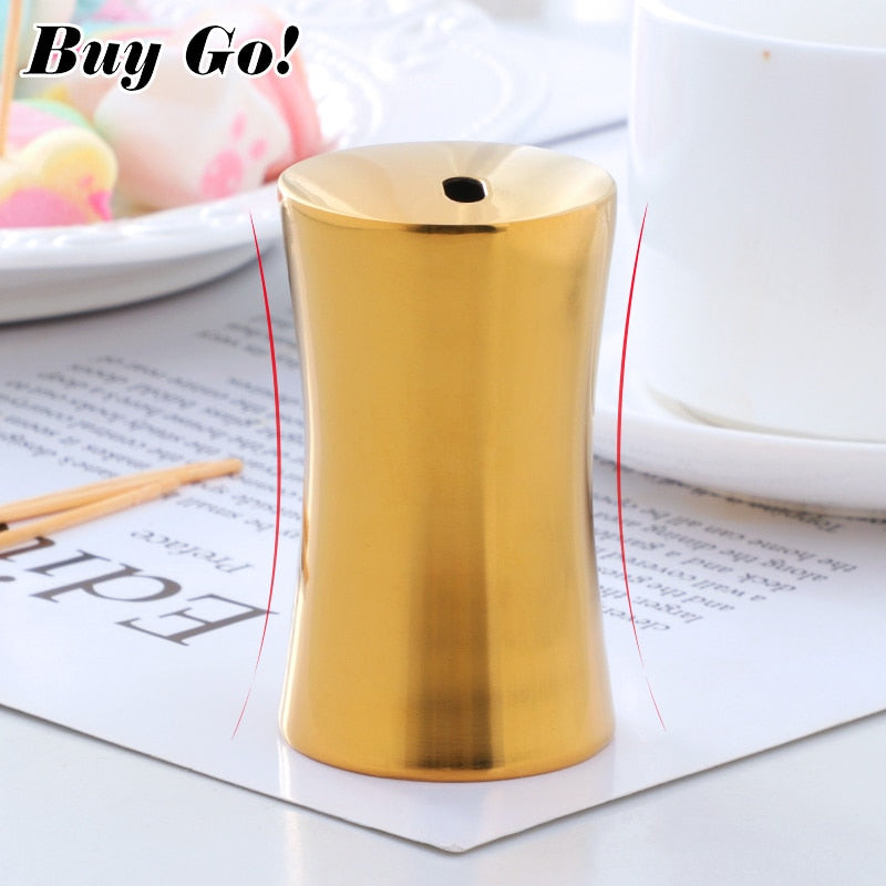 Fashion European Style Y-Shaped Stainless Steel Toothpick Holder Rainbow Home Toothpick Box Table Decoration Kitchen Accessories