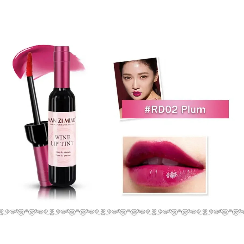 Lipstick Wine Lip Stain Baby Pink Lipgross Matte Liquid Lip Glaze Long Lasting Waterproof Lip Stain Nonstick Cup Lipstick