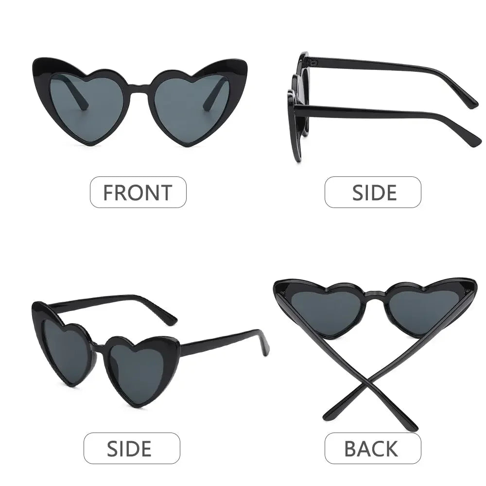 Retro Heart Sunglasses UV400