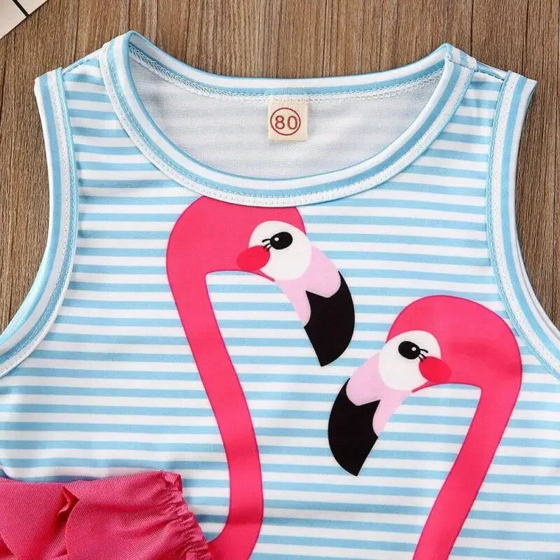 LUX BABY 0-4 years Flamingo Swimwear