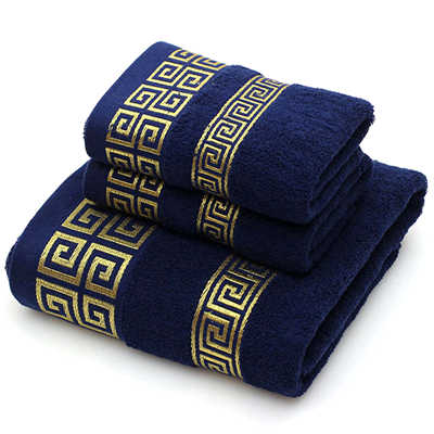 LUX HOME 100% Cotton Terry Towels 3 Pc Set