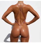 Sexy Backless Micro Bikini Set Women's Swimsuits Bandage Push Up Bikinis Brazilian Mini Swimwear Bathing Suit Biquini Bodysuit Luxlife Brands