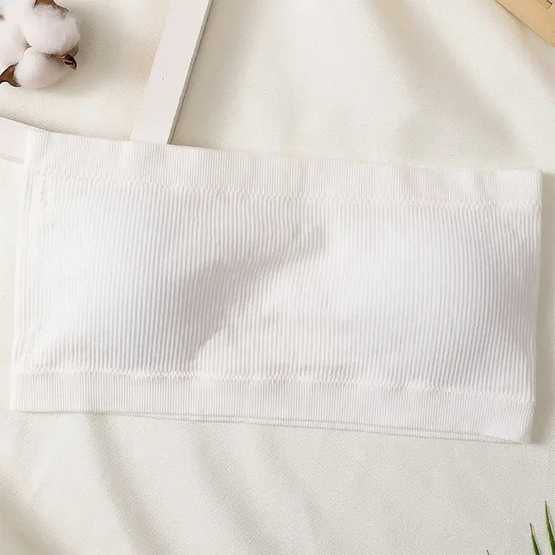 Women Strapless Top Seamless Bra Tube Top Invisible Bras Women's Underwear Sexy Wrap Bras Solid Color Sports Crop Top Bandeau
