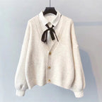H.SA Women Sweater Cardigans Spring Solid Cashmere Sweater Coat Chic Korean style Casual Cardigans Roupa Jacket sueters mujer LUXLIFE BRANDS