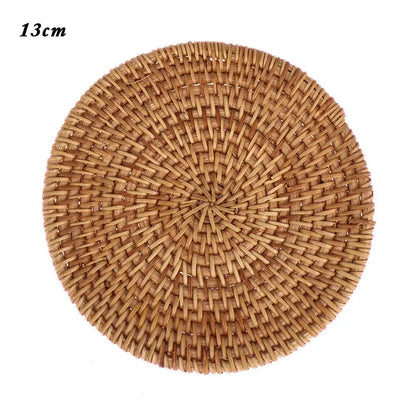 Chakra Flower of Life Natural Wood Coasters For Crystal Set