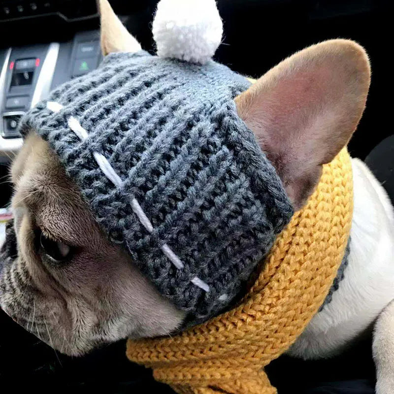 Best Friend Handmade Puppy Snowball Hat LUXLIFE BRANDS