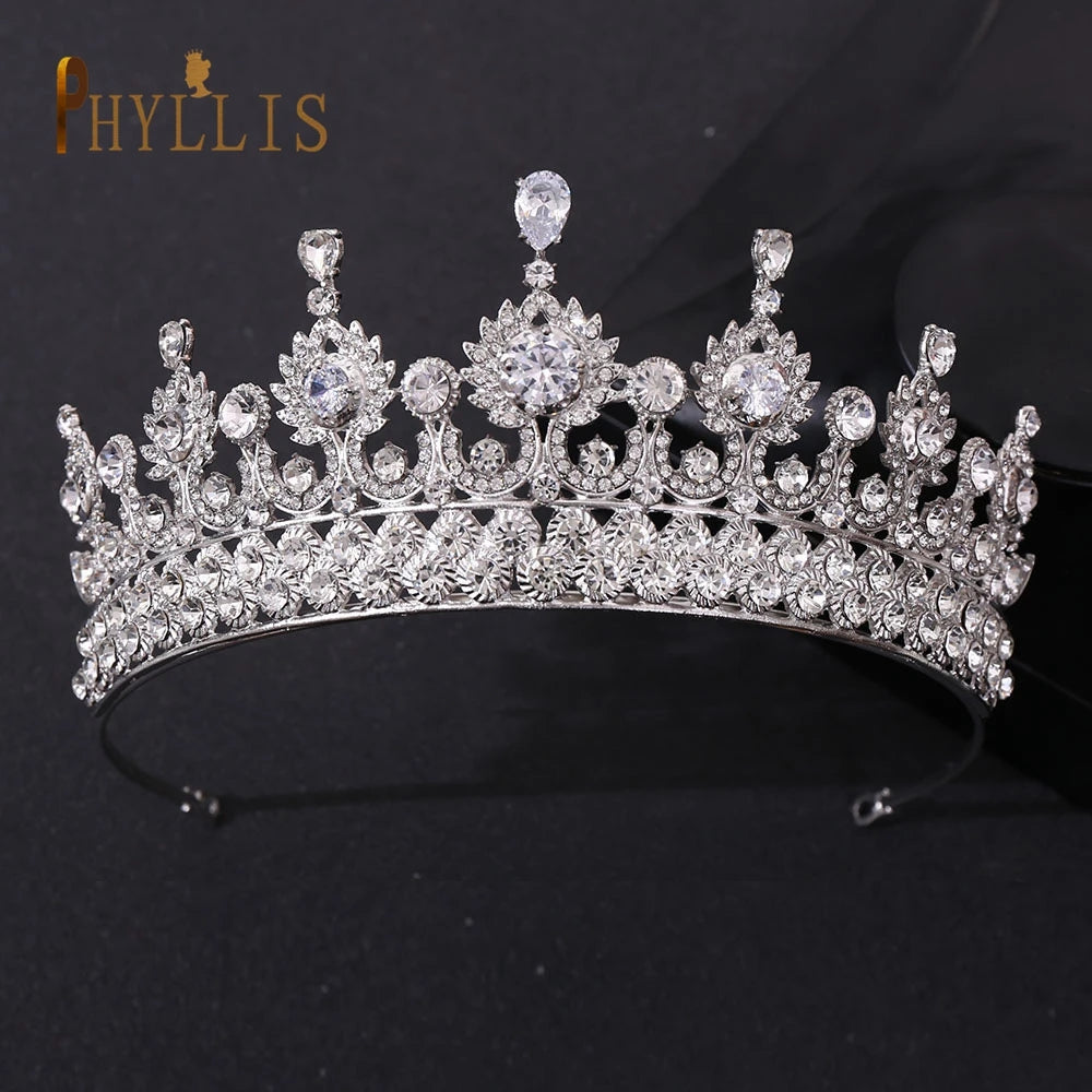 Bridal Headwear Crystal Crown LUXLIFE BRANDS