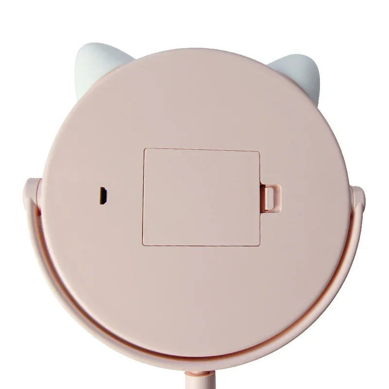 Kitty LED Makeup Mirror AAA/USB LUXLIFE BRANDS