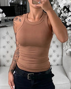 Classic Ribbed Tank Top Luxlife Brands