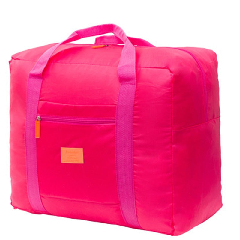 LKEEP Travel Big Large Size Nylon Foldable Waterproof Luggage Bag Storage Carry-On Duffle Bag 42*17*35cm
