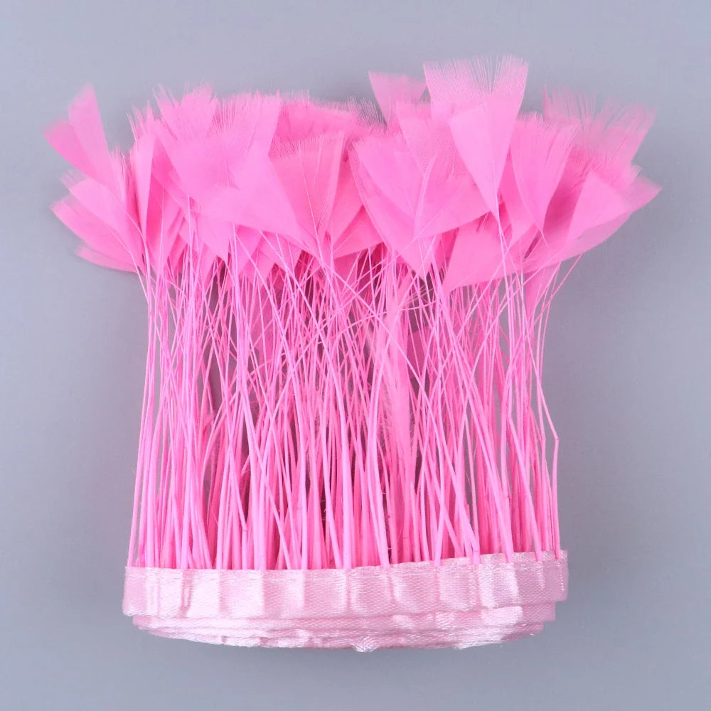 Turkey Feathers Trim Ribbon Fringe
