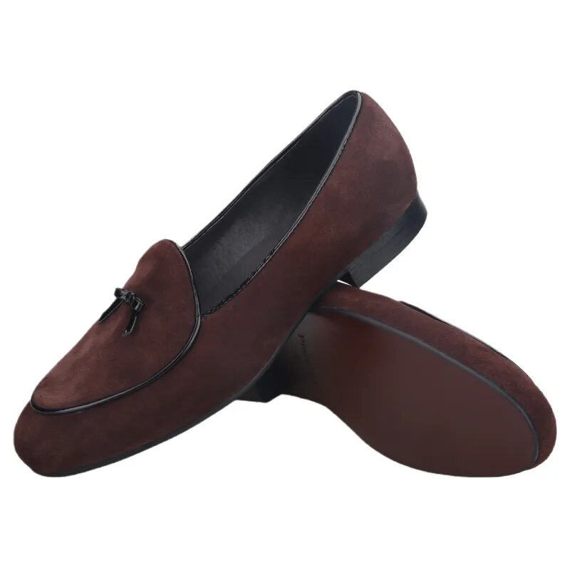 LUXMan Suede Loafers LUXLIFE BRANDS