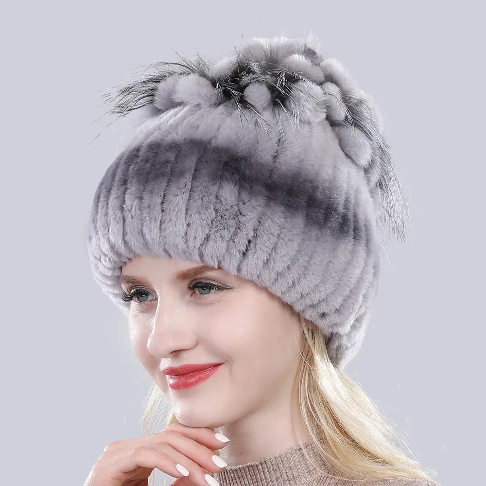 LUX Winter Rabbit Fur Hat LUXLIFE BRANDS
