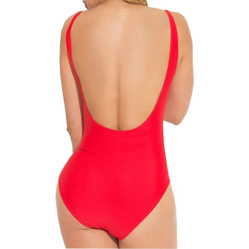 BAE WATCH Swimwear Women Sexy One Piece Bathing Suit New Letter Print Swimsuit Plus Size Bodysuit maillot de bain femme