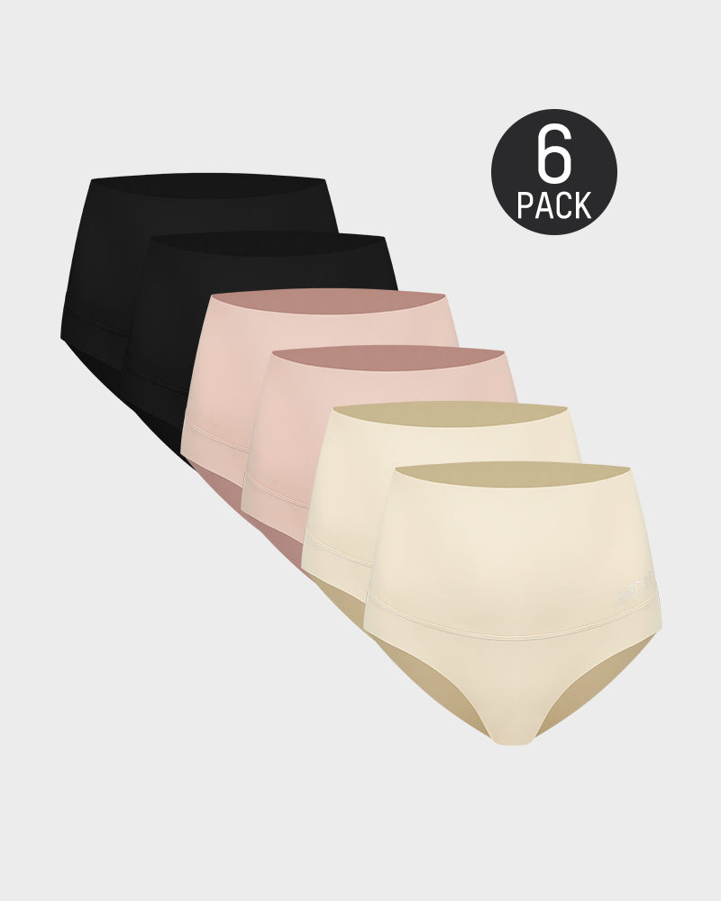 High-Waisted Tummy-Control Briefs Multipack