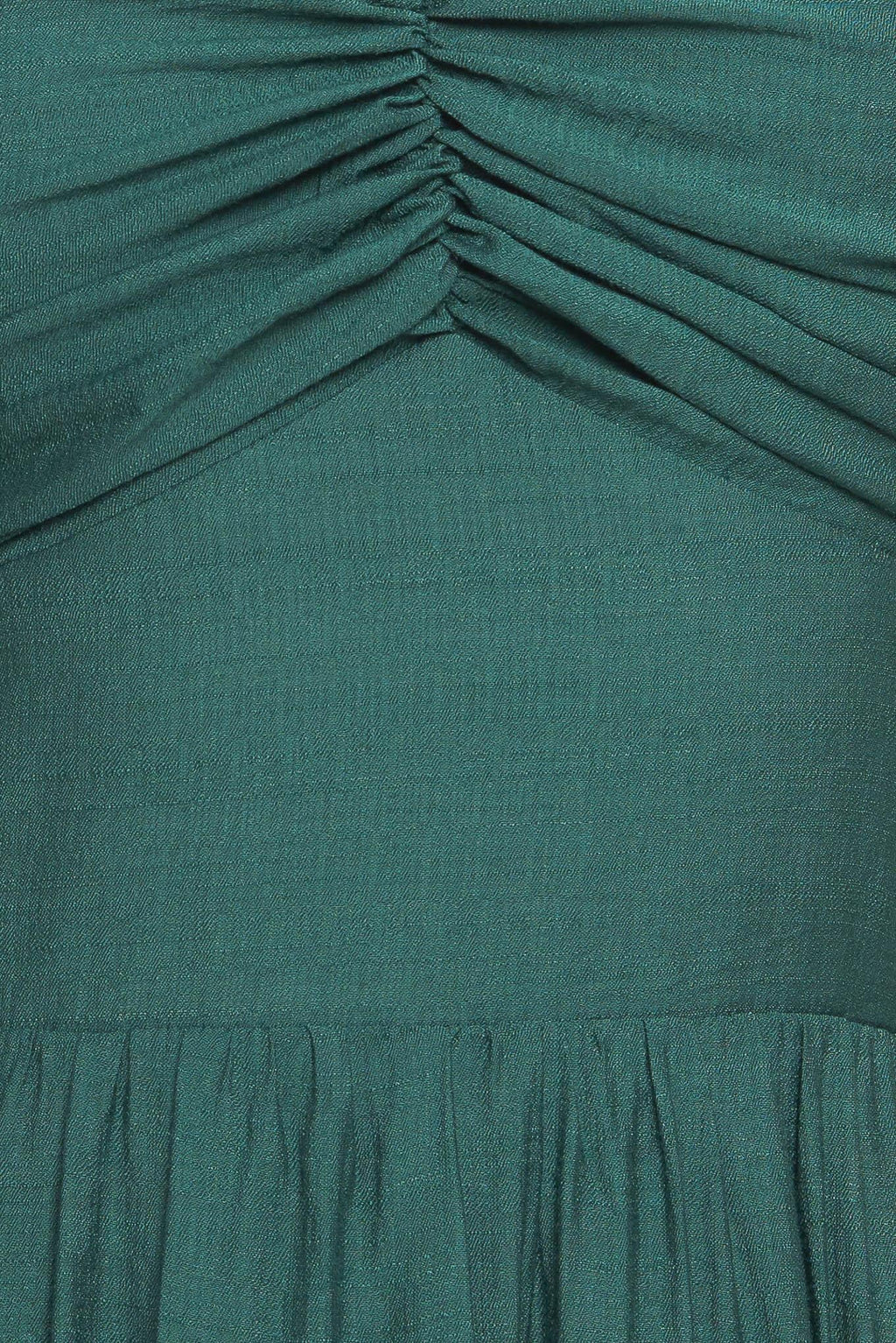 SUMMER MILK FOREST GREEN WOVEN MAXI DRESS Flying Tomato