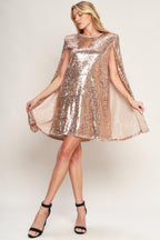 SPECIAL TREATMENT SEQUIN MINI DRESS Flying Tomato