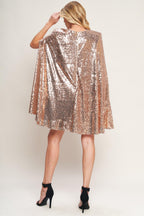 SPECIAL TREATMENT SEQUIN MINI DRESS Flying Tomato