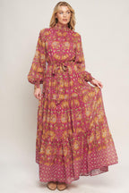 YOU ENCHANT ME WOVEN MAXI DRESS Flying Tomato