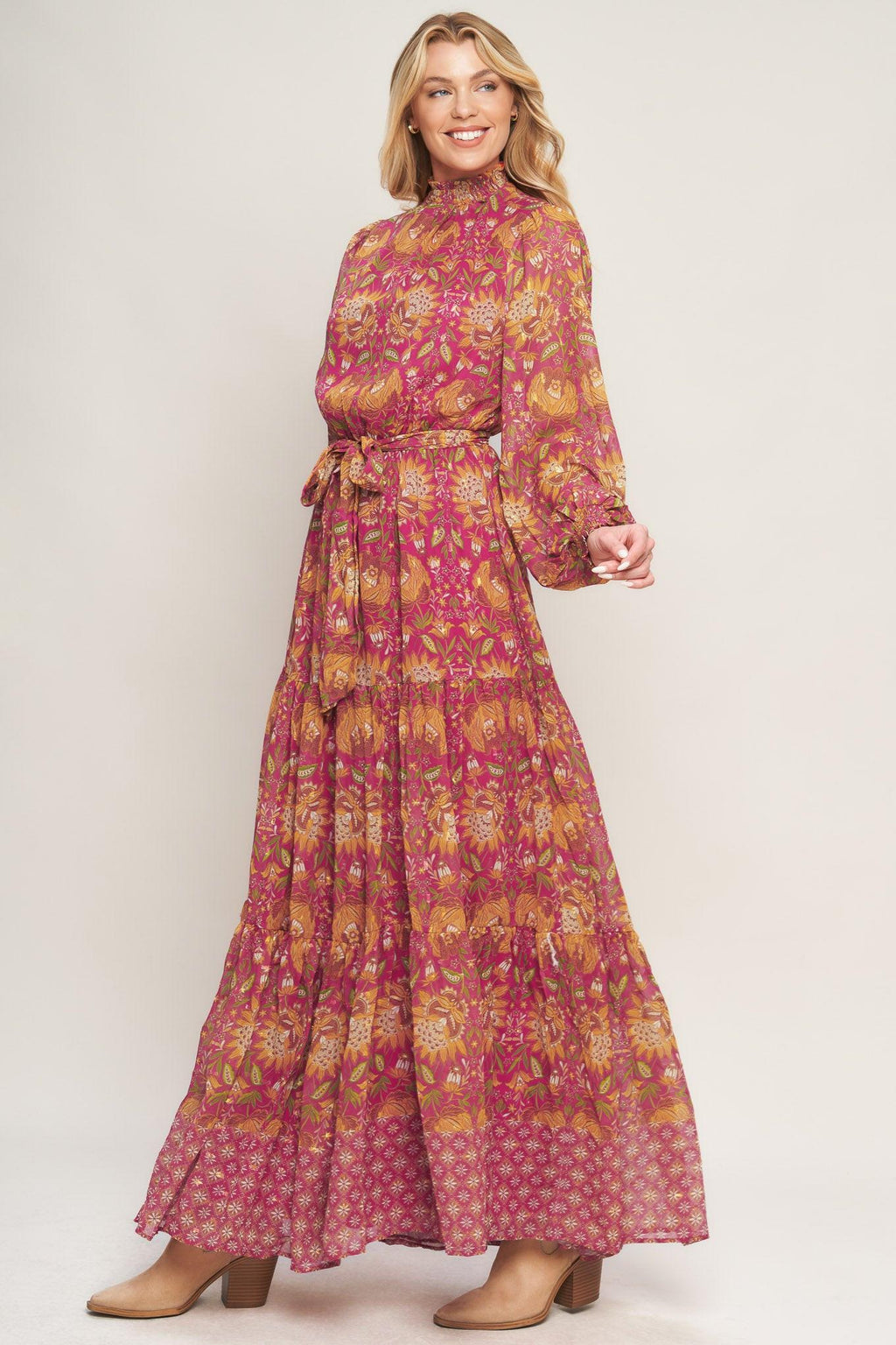 YOU ENCHANT ME WOVEN MAXI DRESS Flying Tomato