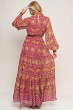 YOU ENCHANT ME WOVEN MAXI DRESS Flying Tomato