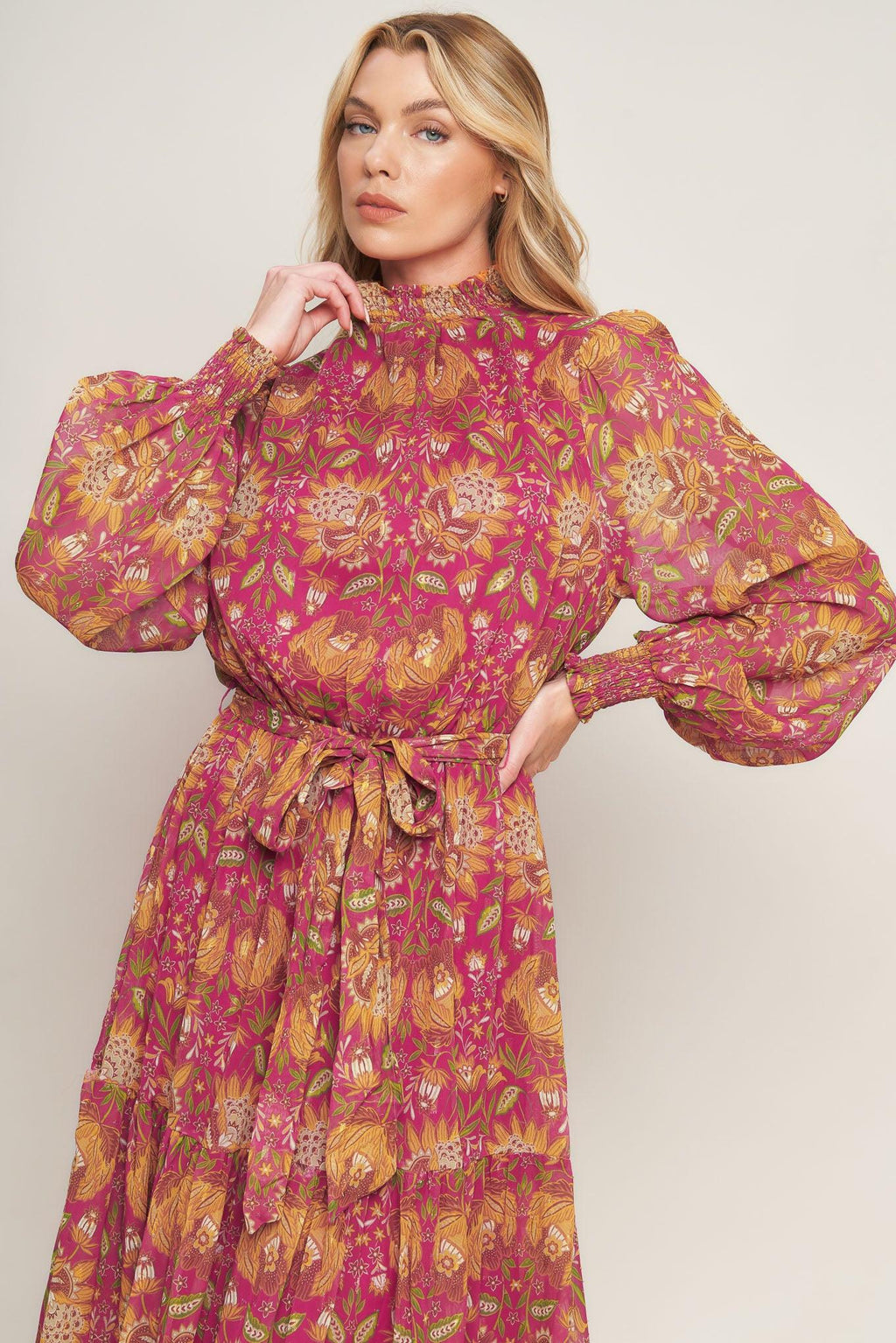 YOU ENCHANT ME WOVEN MAXI DRESS Flying Tomato