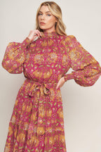 YOU ENCHANT ME WOVEN MAXI DRESS Flying Tomato
