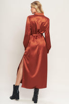 IT'S YOUR PLACE WOVEN MIDI DRESS Flying Tomato