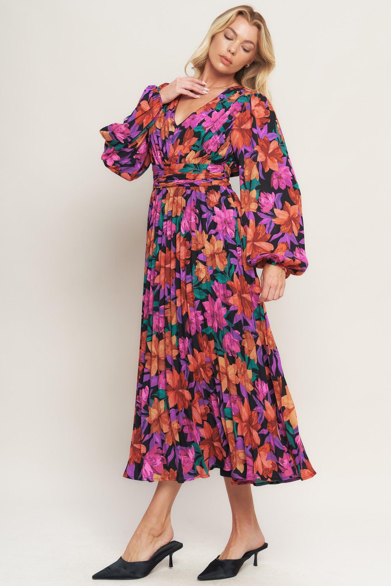 OUR BEAUTIFUL LOVE WOVEN MIDI DRESS Flying Tomato