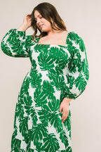 ALL THE DRAMA WOVEN MIDI DRESS Flying Tomato