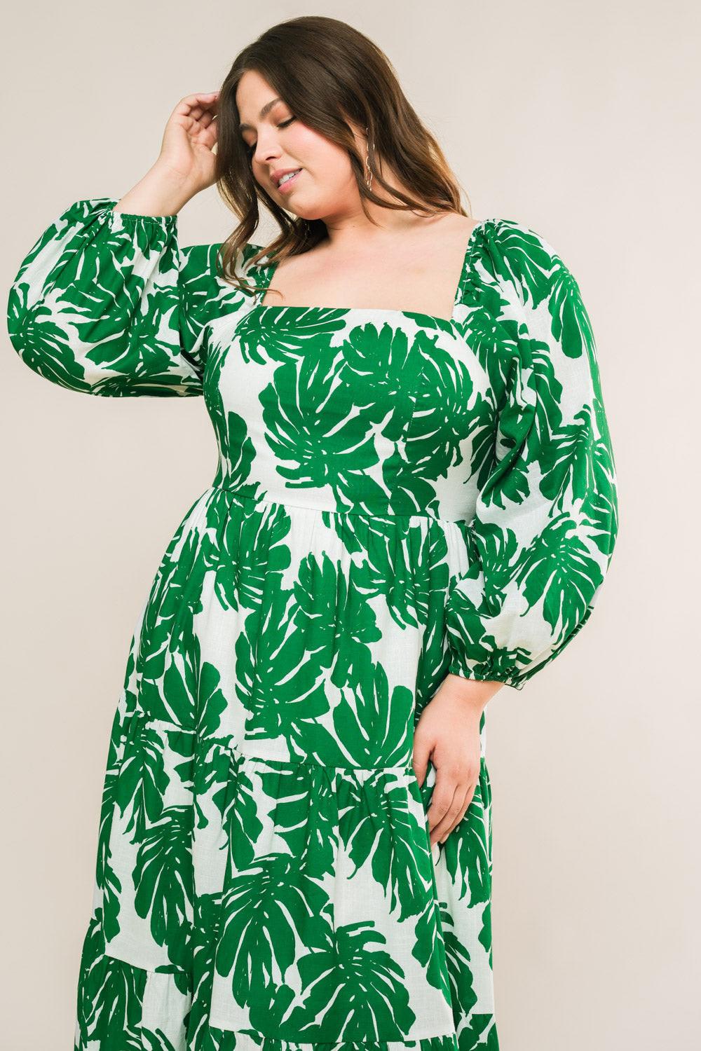 ALL THE DRAMA WOVEN MIDI DRESS Flying Tomato