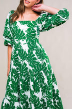 ALL THE DRAMA WOVEN MIDI DRESS Flying Tomato