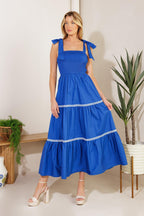 BETTER THAN EVER POPLIN MIDI DRESS Flying Tomato
