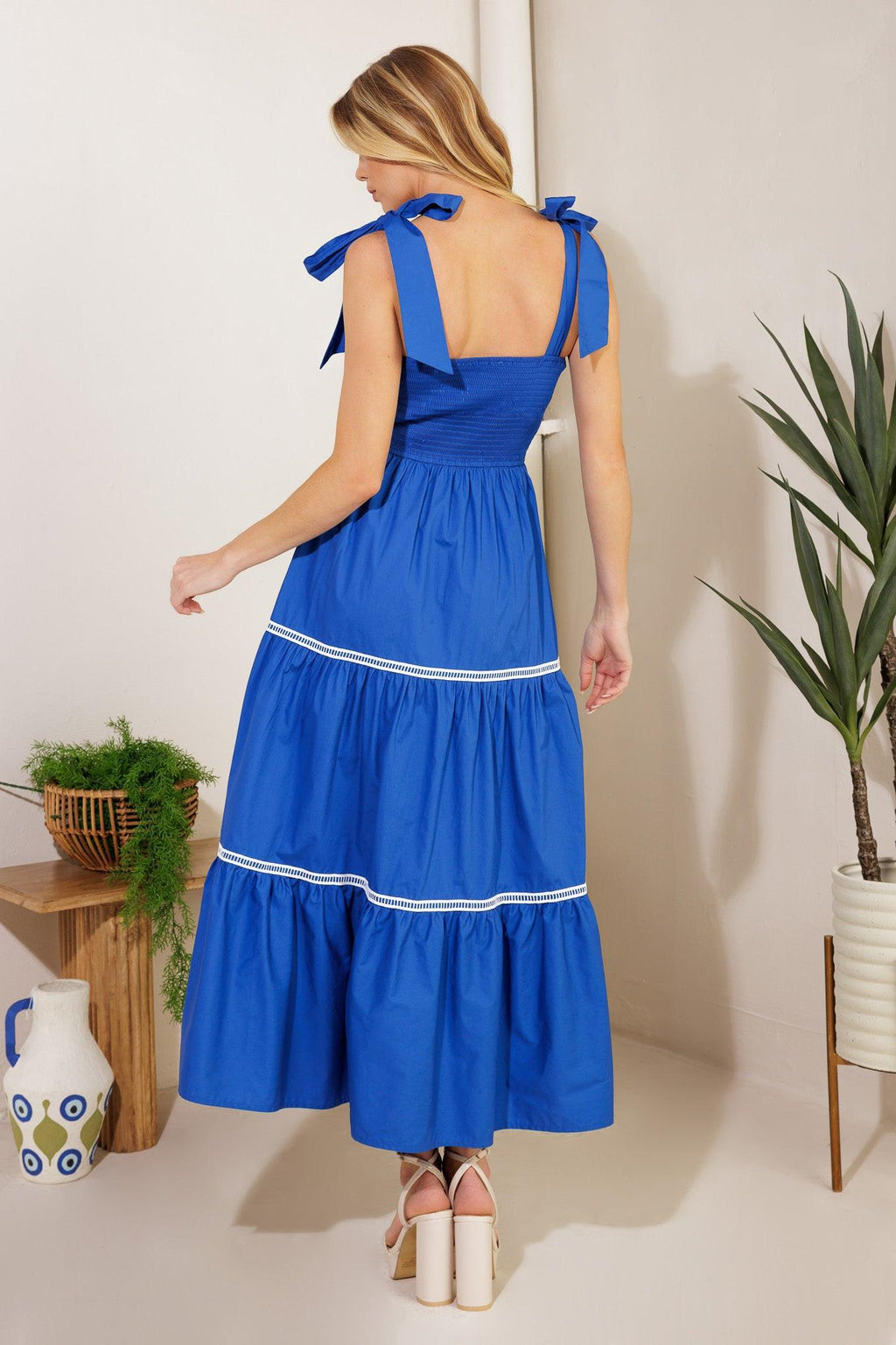 BETTER THAN EVER POPLIN MIDI DRESS Flying Tomato