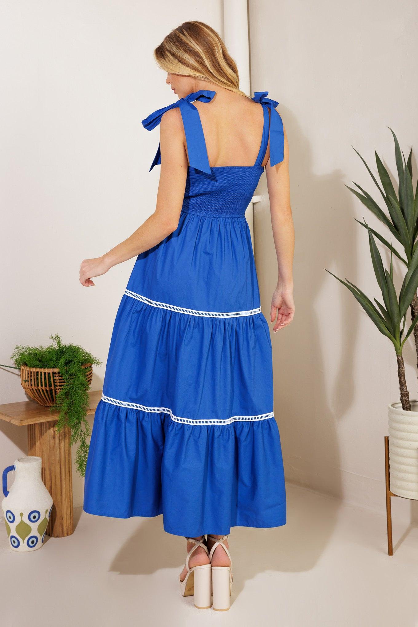 BETTER THAN EVER POPLIN MIDI DRESS Flying Tomato