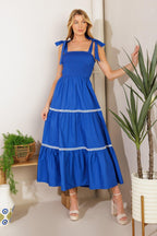 BETTER THAN EVER POPLIN MIDI DRESS Flying Tomato