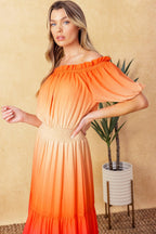 FORGOTTEN STORY WOVEN MAXI DRESS Flying Tomato