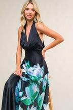 INSATIABLE FEELING WOVEN MIDI DRESS Flying Tomato