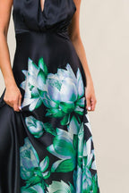 INSATIABLE FEELING WOVEN MIDI DRESS Flying Tomato