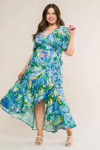 UNEXPECTED SURPRISE WOVEN HI-LO DRESS Flying Tomato