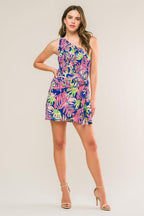 LOVE GROWS HERE WOVEN MINI DRESS Flying Tomato