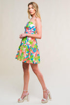 PRISTINE PRESENCE WOVEN MINI DRESS Flying Tomato