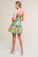 PRISTINE PRESENCE WOVEN MINI DRESS Flying Tomato