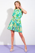 FLORAL FEELINGS WOVEN MINI DRESS Flying Tomato